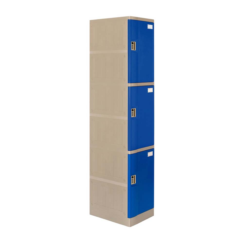 Locker Abs Lp103 Clave 4 dígitos Azul