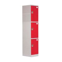 Locker Abs Lp103 Llave doble pin Rojo