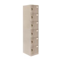 Locker Abs Lp106 Clave 4 dígitos Gris