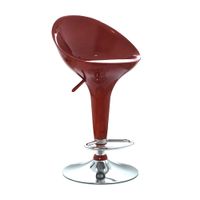 Banco Para Bar Pop Giratorio Rojo Bonno