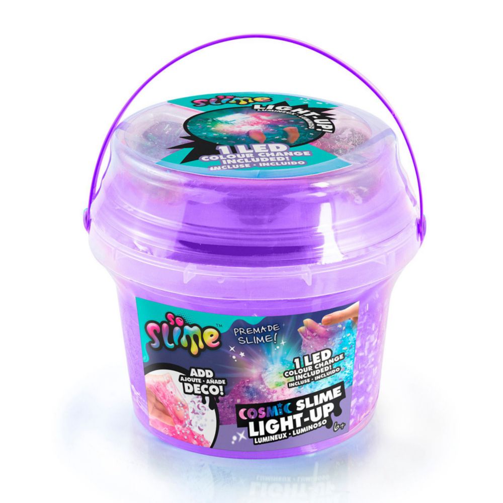 Slime Canal Toys Light Up Bucket Morado