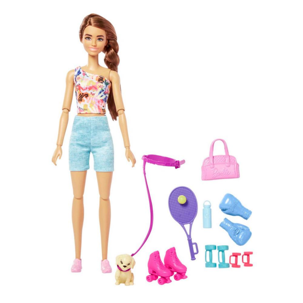 Muñeca Barbie Ejercicio Divertido