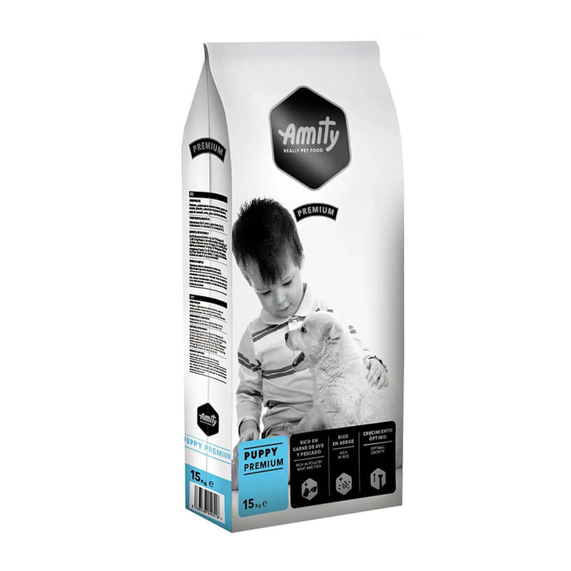 Amity Premium Pollo y Arroz para Perros Puppy 15Kg