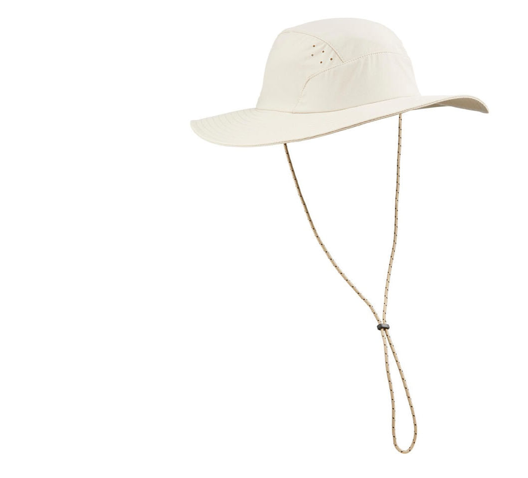 SOMBRERO DE TREKKING Y SENDERISMO FORCLAZ MT 500 ADULTO BEIGE 56-58CM