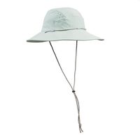 SOMBRERO DE TREKKING Y SENDERISMO FORCLAZ MT 500 MUJER ADULTO VERDE PÁLIDO 56-58CM