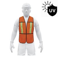 Chaleco de seguridad naranja - truper