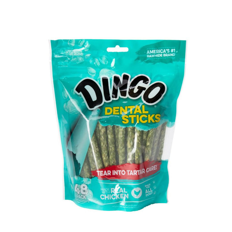 Snack para Perros Dingo Dental Stix de Pollo x48 und