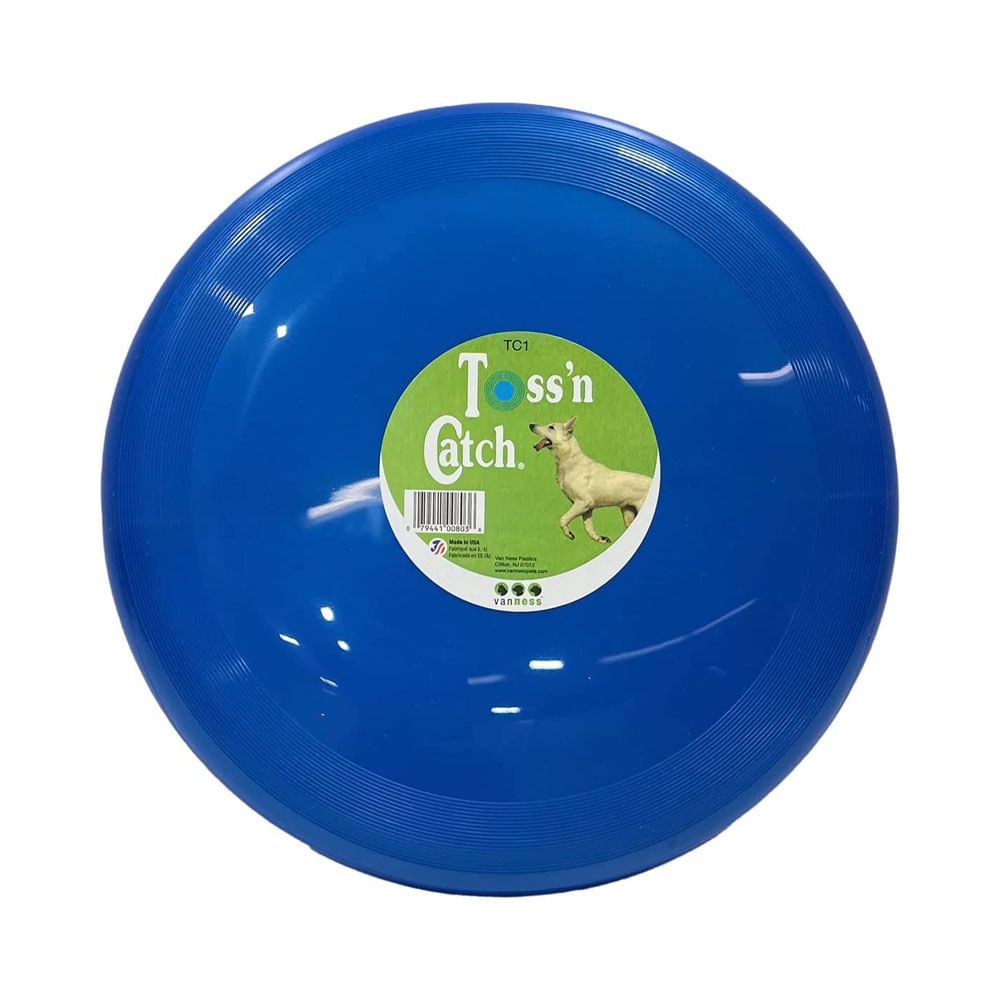 Vanness Frisbee plástico para perros Toss' N Catch