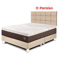 Dormitorio Royal Abrazzo Queen Cabecera Blocks Champagne