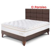 Dormitorio Europeo Royal Dynasty 2 Plazas y Cabecera Blocks Chocolate