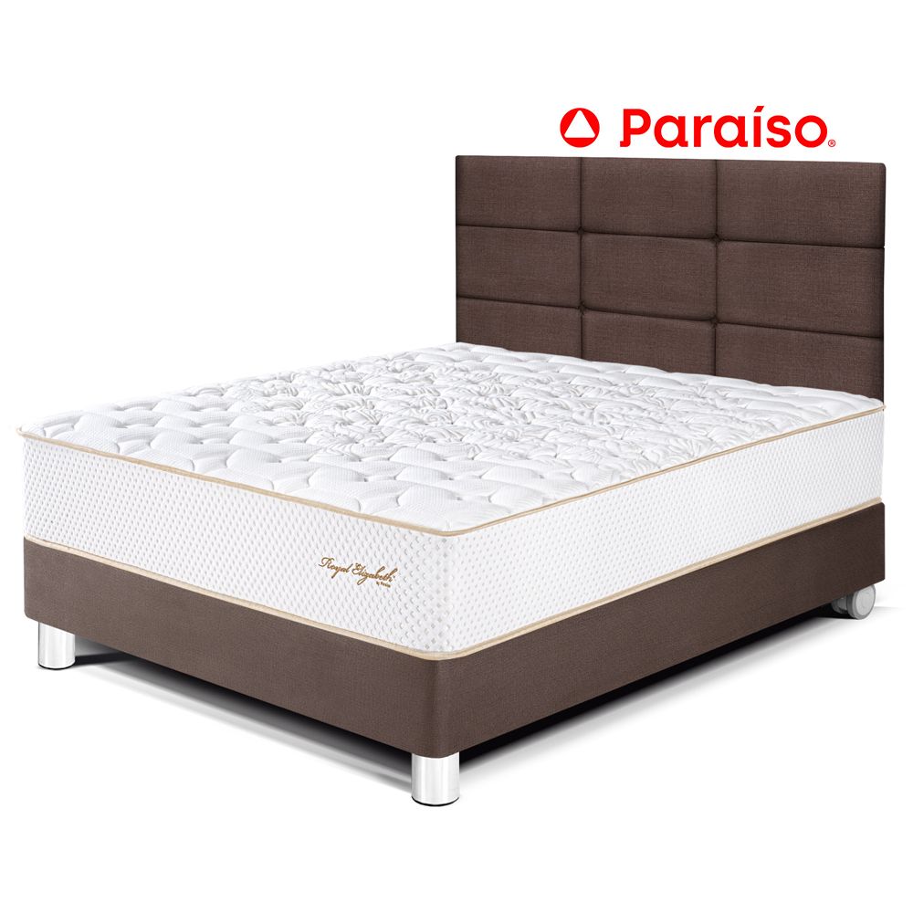 Dormitorio Royal Elizabeth 1.5 Plazas con Cabecera Blocks Chocolate