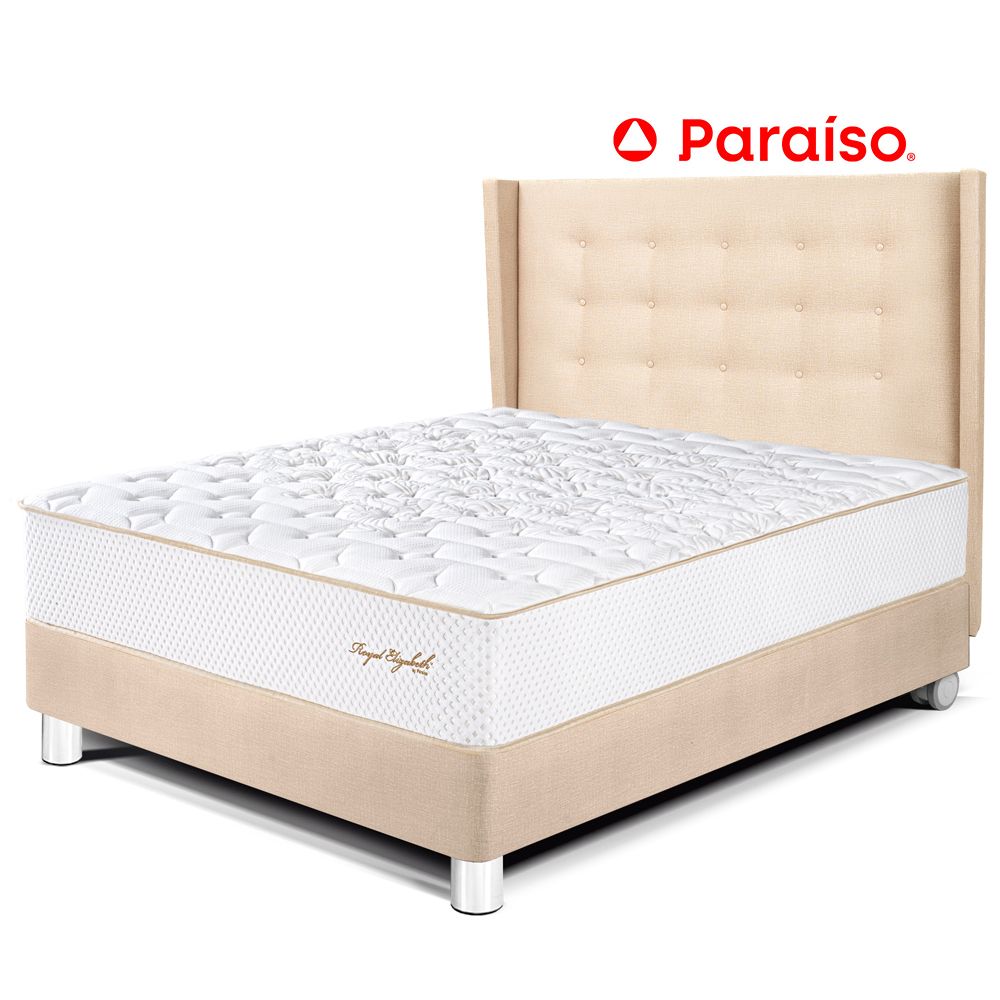 Dormitorio Royal Elizabeth 2 Plazas Cabecera Gold Champagne