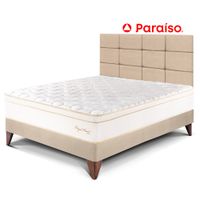 Dormitorio Europeo Royal Prince 2 Plazas Cabecera Blocks Champagne