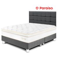 Dormitorio Royal Cloud King con Cabecera Blocks Gris