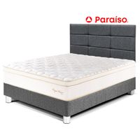 Dormitorio Royal Prince 1.5 Plazas con Cabecera Blocks Gris