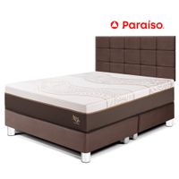 Dormitorio Royal Abrazzo Queen Cabecera Blocks Chocolate