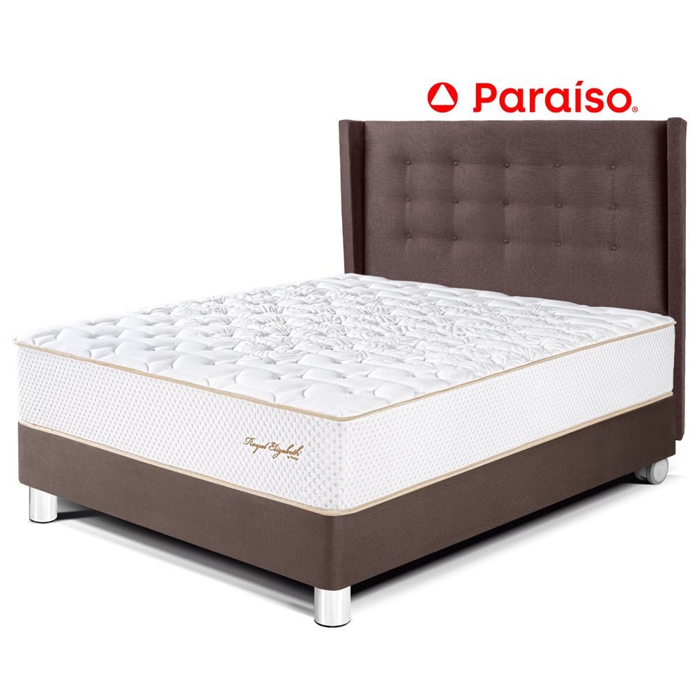 Dormitorio Royal Elizabeth 2 Plazas Cabecera Gold Chocolate