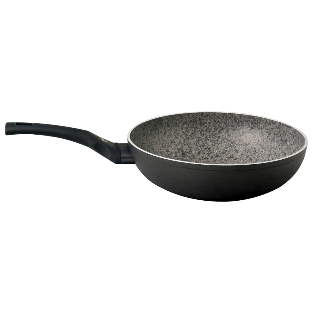 ILKO WOK ANTIADH 28 CM BLACK GRANITE
