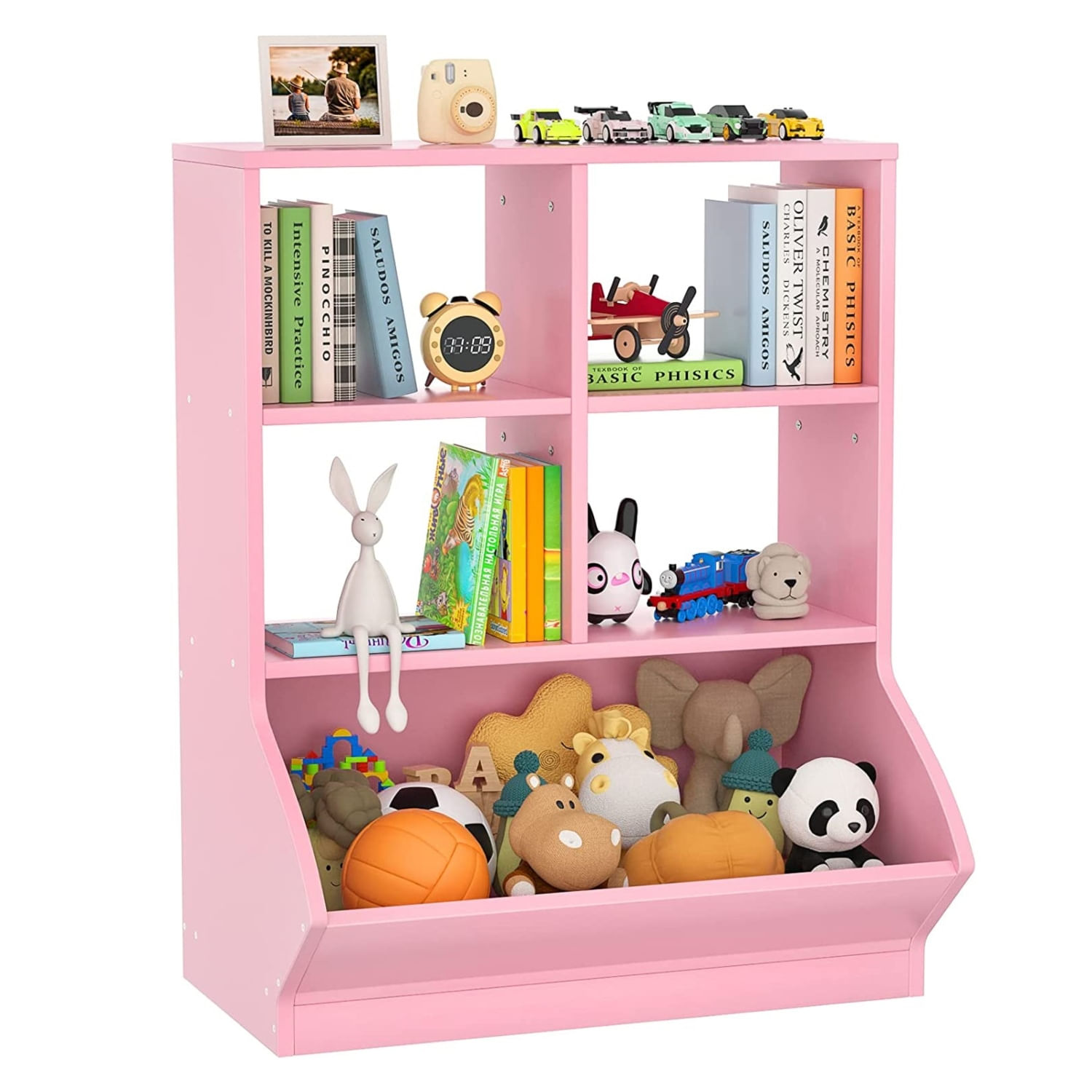 ESTANTE INFANTIL OLIH ROSADO - DIBA MUEBLES