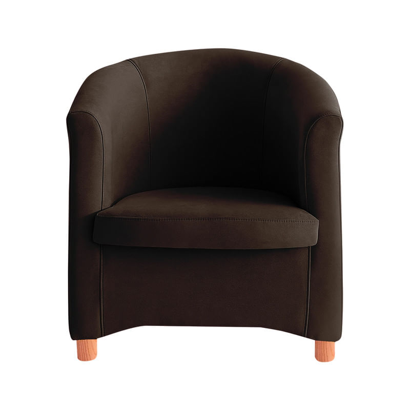 BUTACA AGNES MAVISAC COLOR CHOCOLATE - TELA