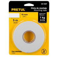 Cinta doble contacto, doble cara 5m x 19 mm, Pretul