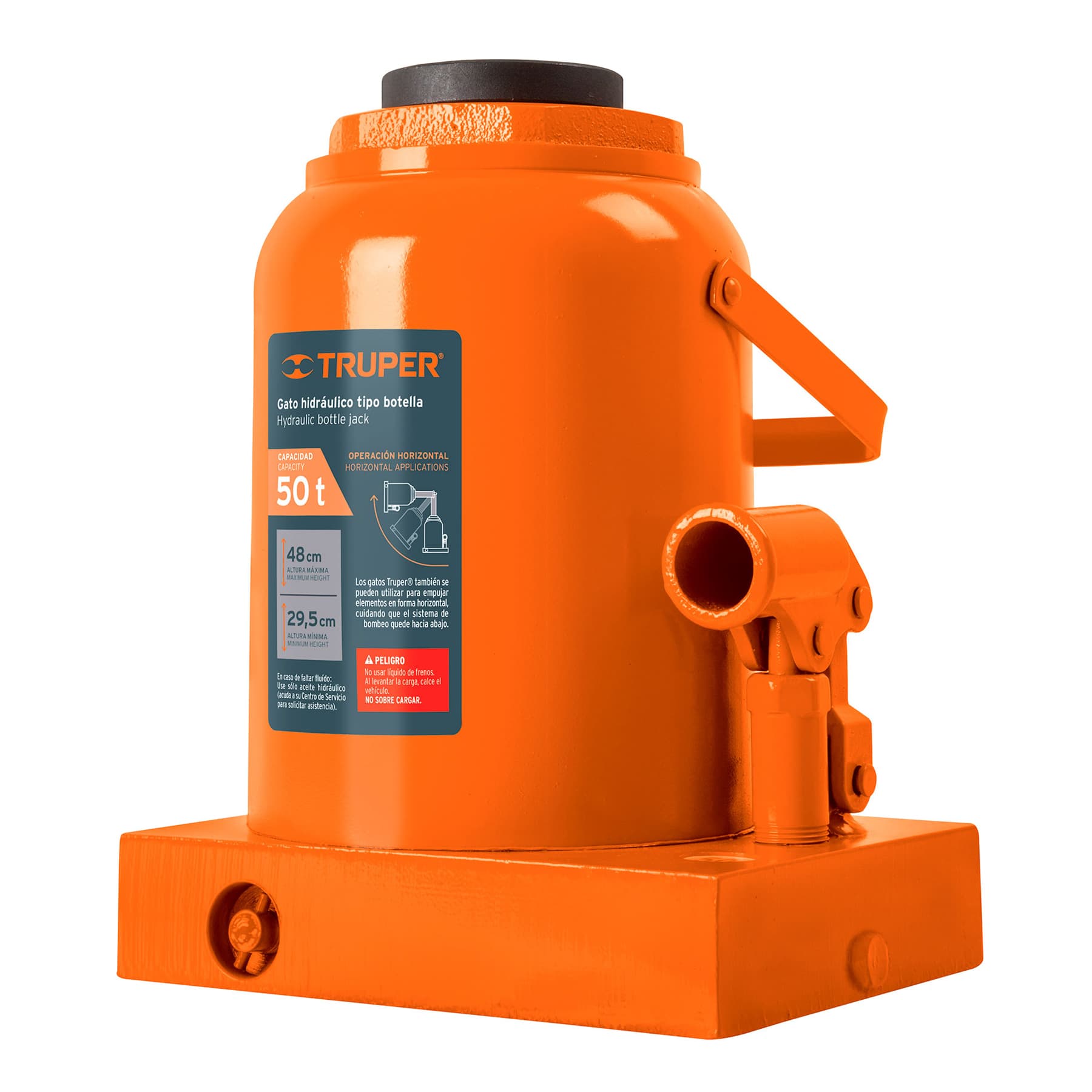 Gata Hidraulica Botella 50 Tn Truper