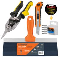 Herramientas para drywall espátula tijera cuchilla otros Truper