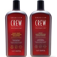 Shampoo Hidratante 1000ml + Acondicionador 1000ml American Crew Men