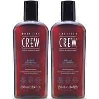 Dúo Shampoo Exfoliante Detox American Crew Men 250ml