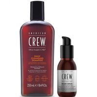 Daily Shampoo 250ml + Aceite para Barba Beard Serum American Crew Men