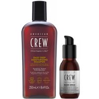 Shampoo Hidratante + Aceite para Barba Beard Serum American Crew Men