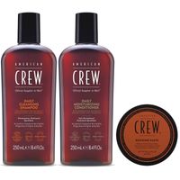 Daily Shampoo + Acondicionador + Cera Defining Paste American Crew Men