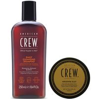 Daily Shampoo 250ml + Cera Molding Clay 85gr American Crew Men