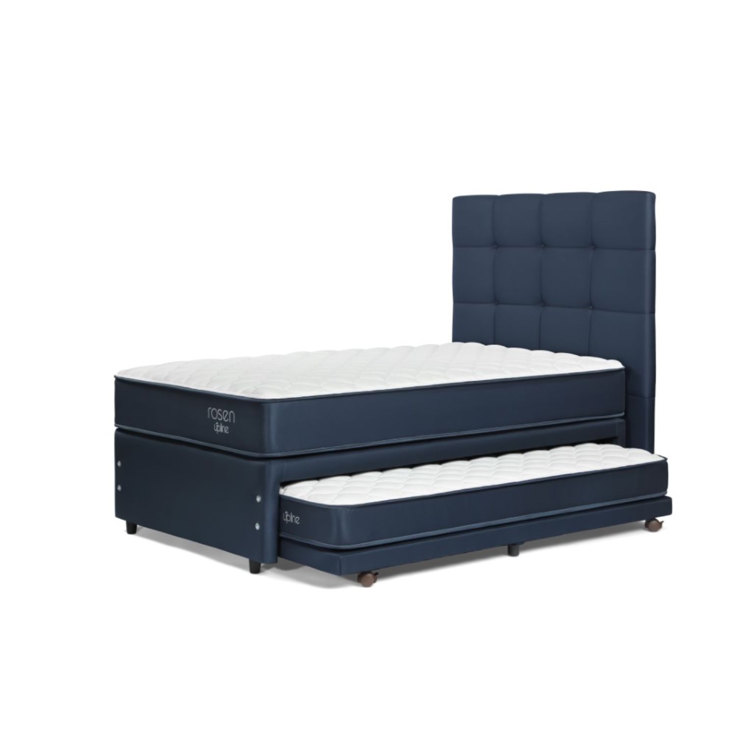 Divan Upline 1.5 Plazas Respaldo Issey Azul