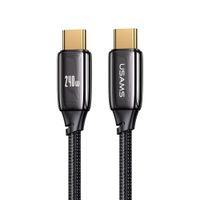 Cable Usams USSJ581 Type-C a Type-C Negro