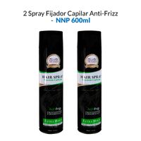 2 Spray Fijador Capilar Anti-Frizz - NNP 600ml