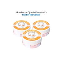 3 Parches de Ojos de Vitamina C - Fruit of The Wokali
