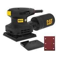 Lijadora Orbital de Palma Caterpillar DX471 1/4 240W + Lija