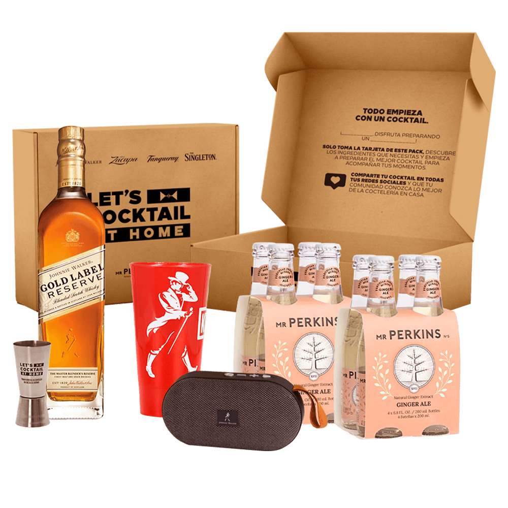 Cocktail Box Whisky Johnnie Walker Gold