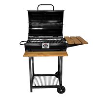 Parrilla Meat Master con Tapa Dos Niv Prem - Negro