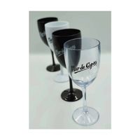 Set Copas x 4 Mar de Copas,acrilico, blanco y negro