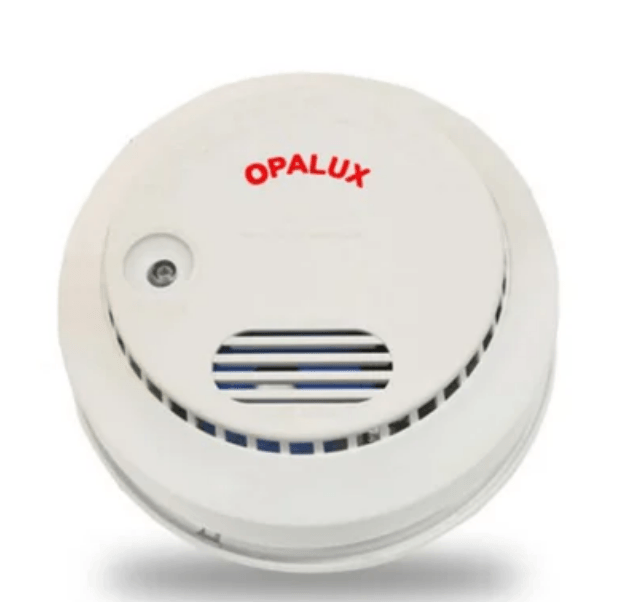 Detector de Humo Batería Opalux SLIM fotoeléctrico C/Sirena