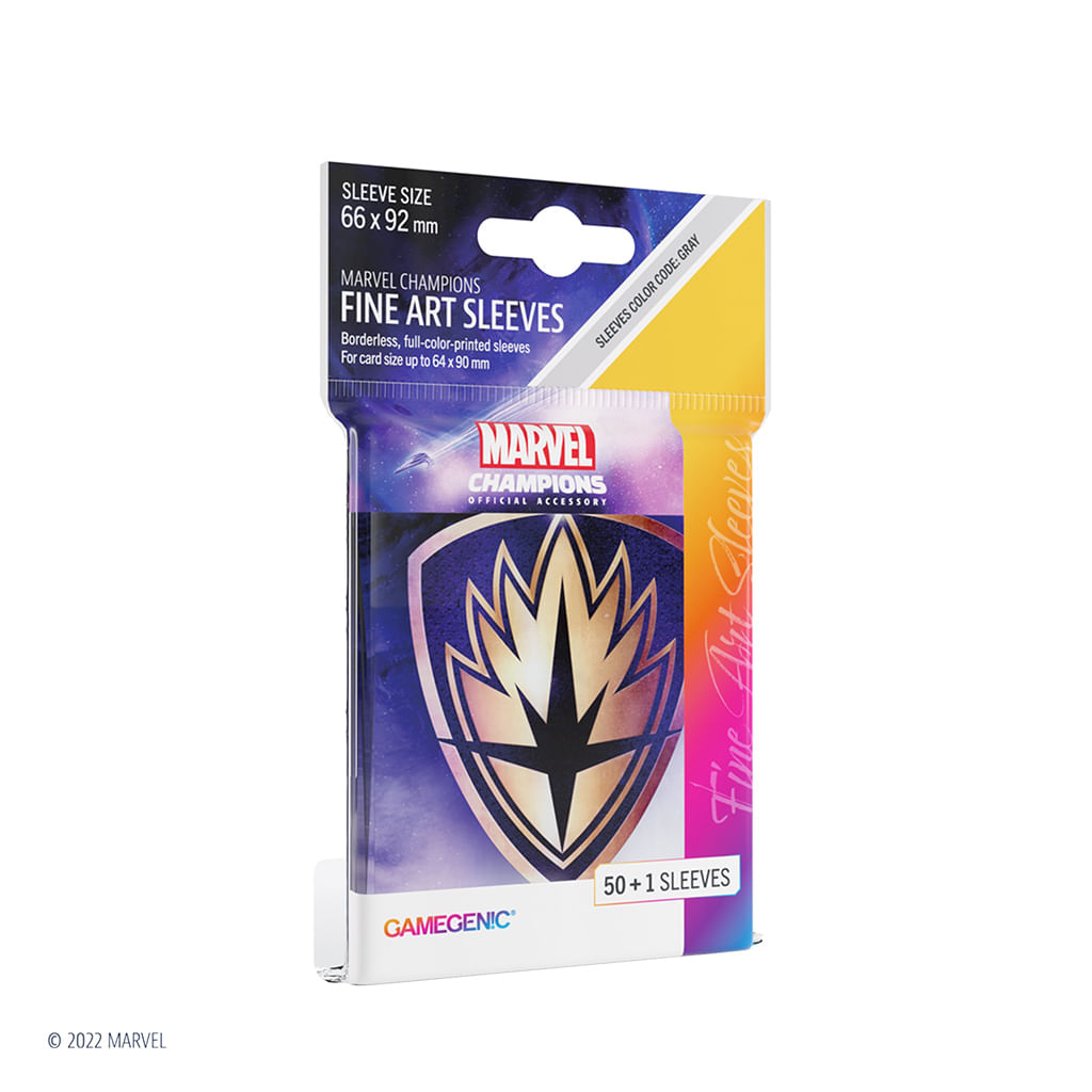 MARVEL: CHAMPIONS FINE ART SLEEVES – GUARDIANS OF THE GALAXY LOGO