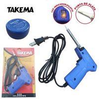 Cautin tipo Pistola punta de plata 30W130W TAKEMA + pasta para Soldar - copy