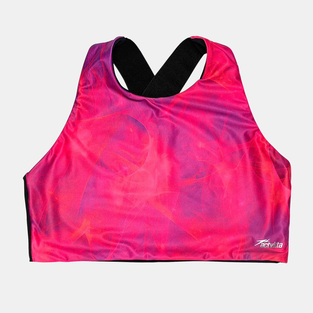 TOP para Mujer ACTVITTA NEGRO-FUCSIA 40000.200.25397