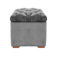 BAUL OLIVER MAVISAC PEQUEÑO COLOR PLATA - TELA
