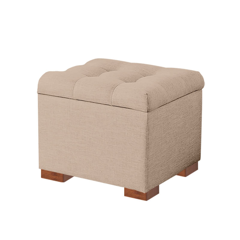 BAUL EVAN MAVISAC PEQUEÑO COLOR BEIGE - TELA