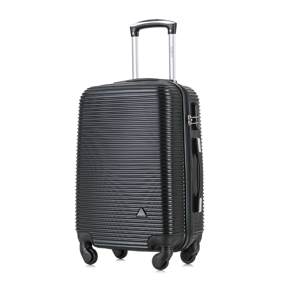 Maleta cabinera Dukap Royal 4 ruedas, capacidad 10 kg, negro