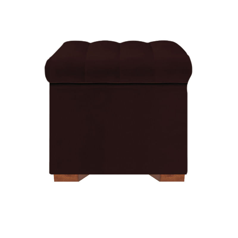 BAUL LIRIO MAVISAC PEQUEÑO COLOR CHOCOLATE - TELA