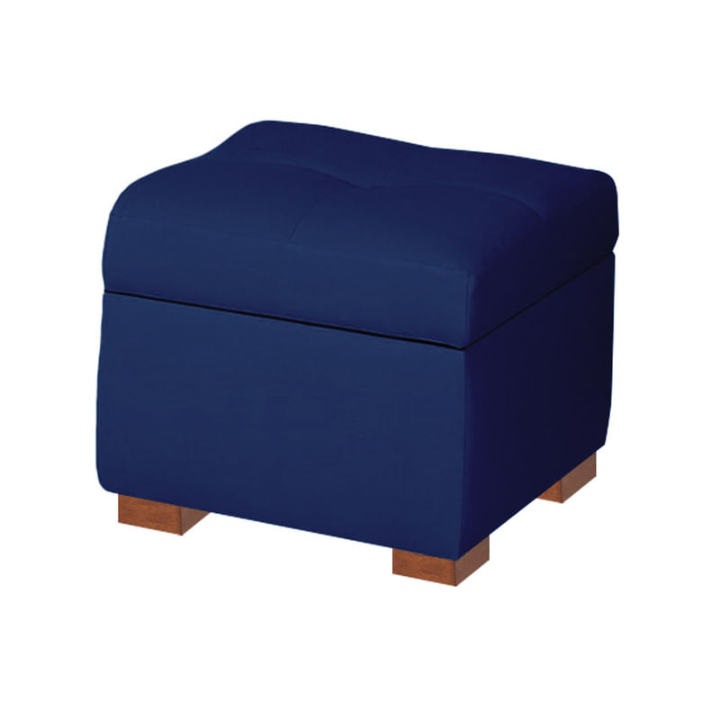 BAUL ARDECO MAVISAC PEQUEÑO COLOR AZUL NOCHE - TELA